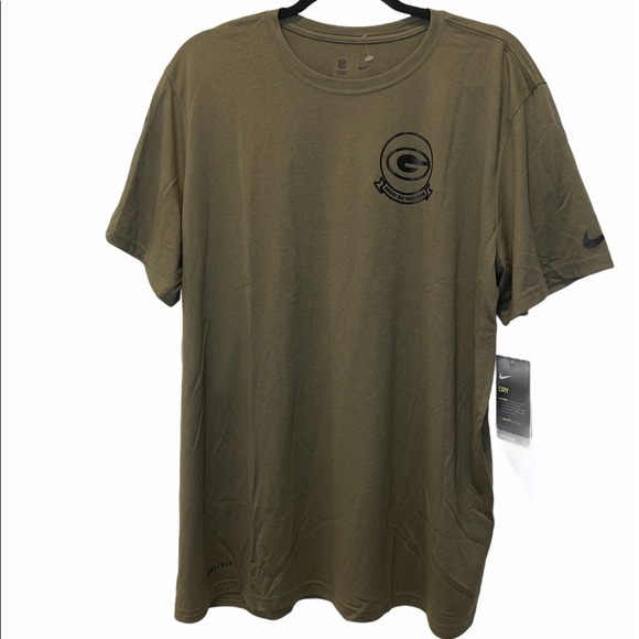 Nike NFL Green Bay Packers Dri-Fit Army green tee